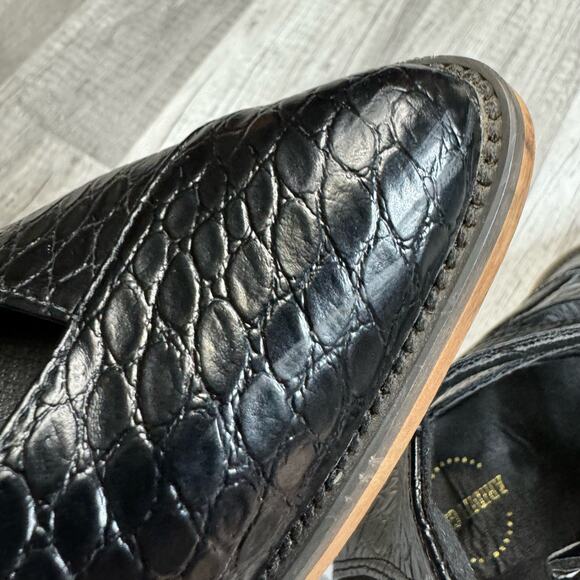 Buckle ARider Eleven Croco Heeled Ankle Closed Toe Sandel Boot Western Size 6 - Picture 7 of 10